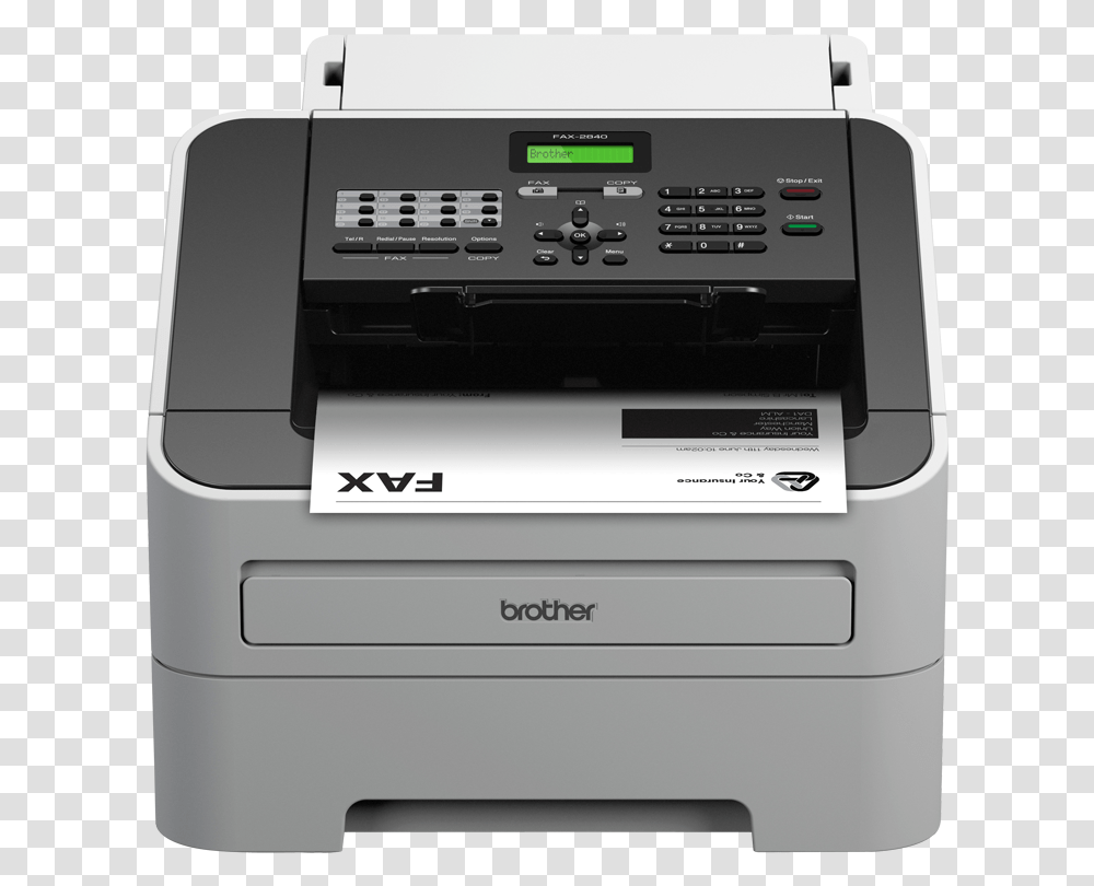 Brother Fax, Machine, Printer Transparent Png
