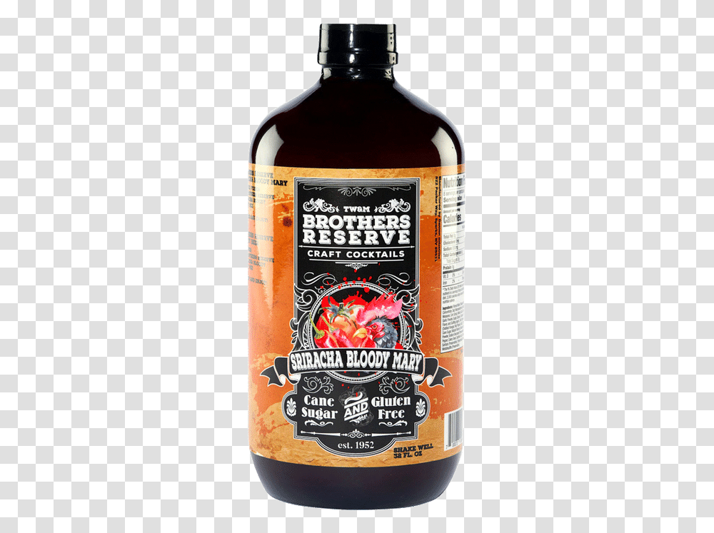 Brother S Reserve Sriracha Bloody Mary Brothers Reserve Sweet And Sour, Beverage, Drink, Beer, Alcohol Transparent Png