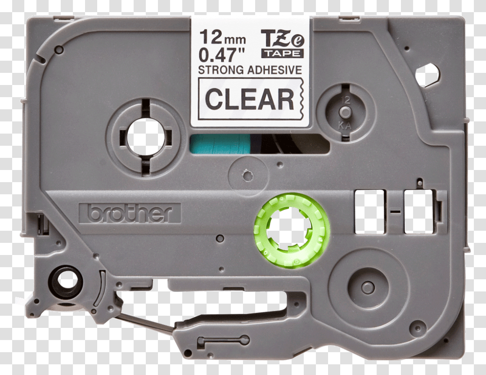 Brother Tape Cassette Black On Green 9mm Tze, Machine, Tire, Wheel Transparent Png