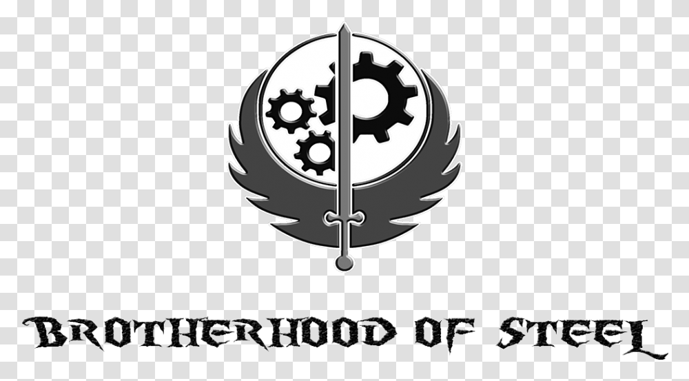 Brotherhood Of Steel Emblem Download Brotherhood Of Steel Logo, Chandelier, Lamp Transparent Png