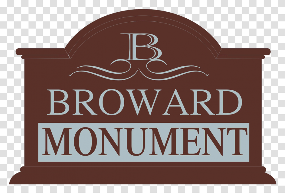 Broward Monument Sign, Label, Word, Alphabet Transparent Png