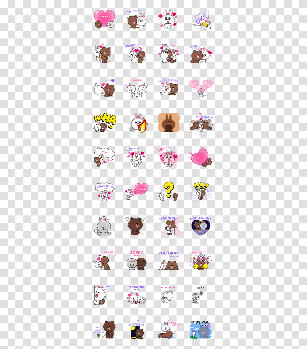 Brown Amp Cony Custom Stickers Line Sticker Gif Amp Stiker Line Cony, Christmas Tree, Ornament, Plant Transparent Png