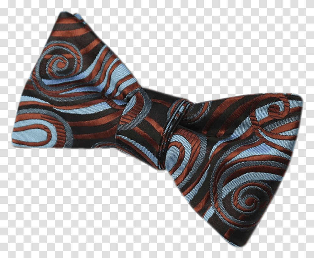 Brown And Blue Paisley Self Tie Paisley, Accessories, Accessory, Necktie, Bow Tie Transparent Png