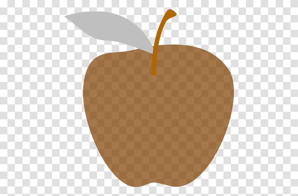 Brown Apple Svg Clip Art For Web Download Clip Art Brown Apple Clipart, Plant, Fruit, Food, Produce Transparent Png