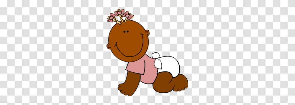 Brown Baby Clip Art Transparent Png