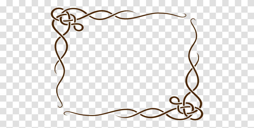 Brown Border Frame Photos, Bow, Scroll, Paper, White Board Transparent Png