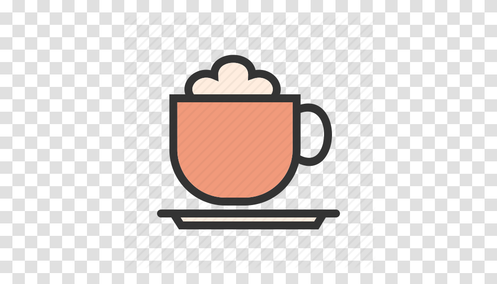 Brown Cafe Cappucino Coffee Cup Espresso Latte Icon, Pottery Transparent Png