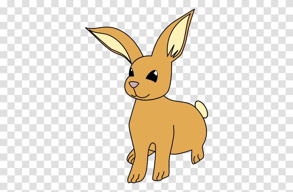 Brown Cartoon Bunny Clip Art For Web, Mammal, Animal, Rodent, Rabbit Transparent Png