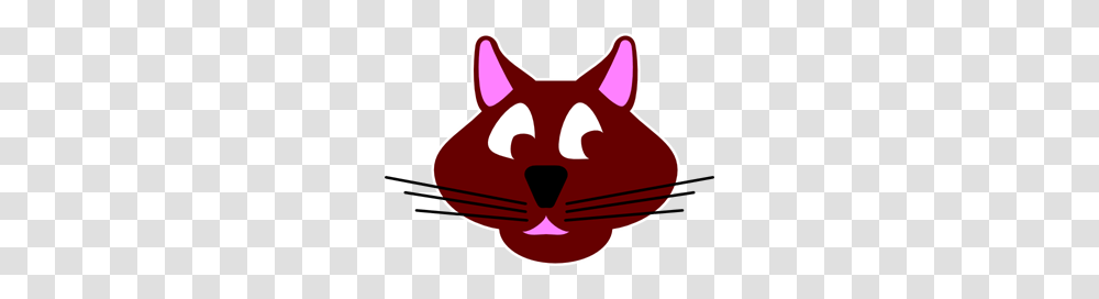 Brown Cartoon Cat Face Clip Art For Web, Label, Logo Transparent Png