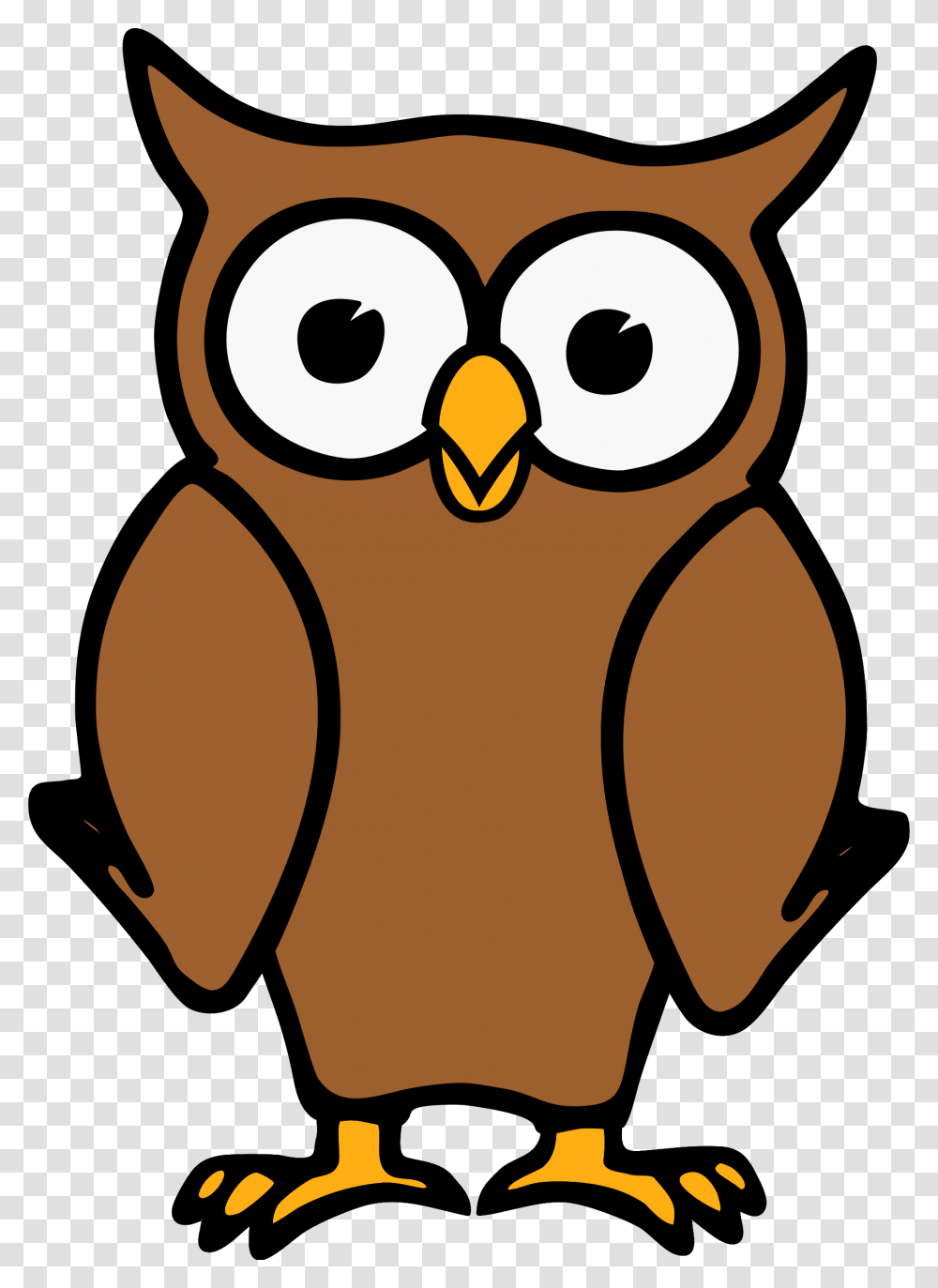 Brown Cartoon Owl Vector Clipart Image, Bird, Animal, Penguin, Fowl Transparent Png