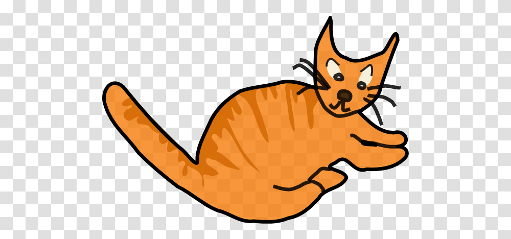 Brown Cat Clip Art Vector Clip Art Online Orange Cat Clip Art, Animal, Mammal, Plant, Pet Transparent Png
