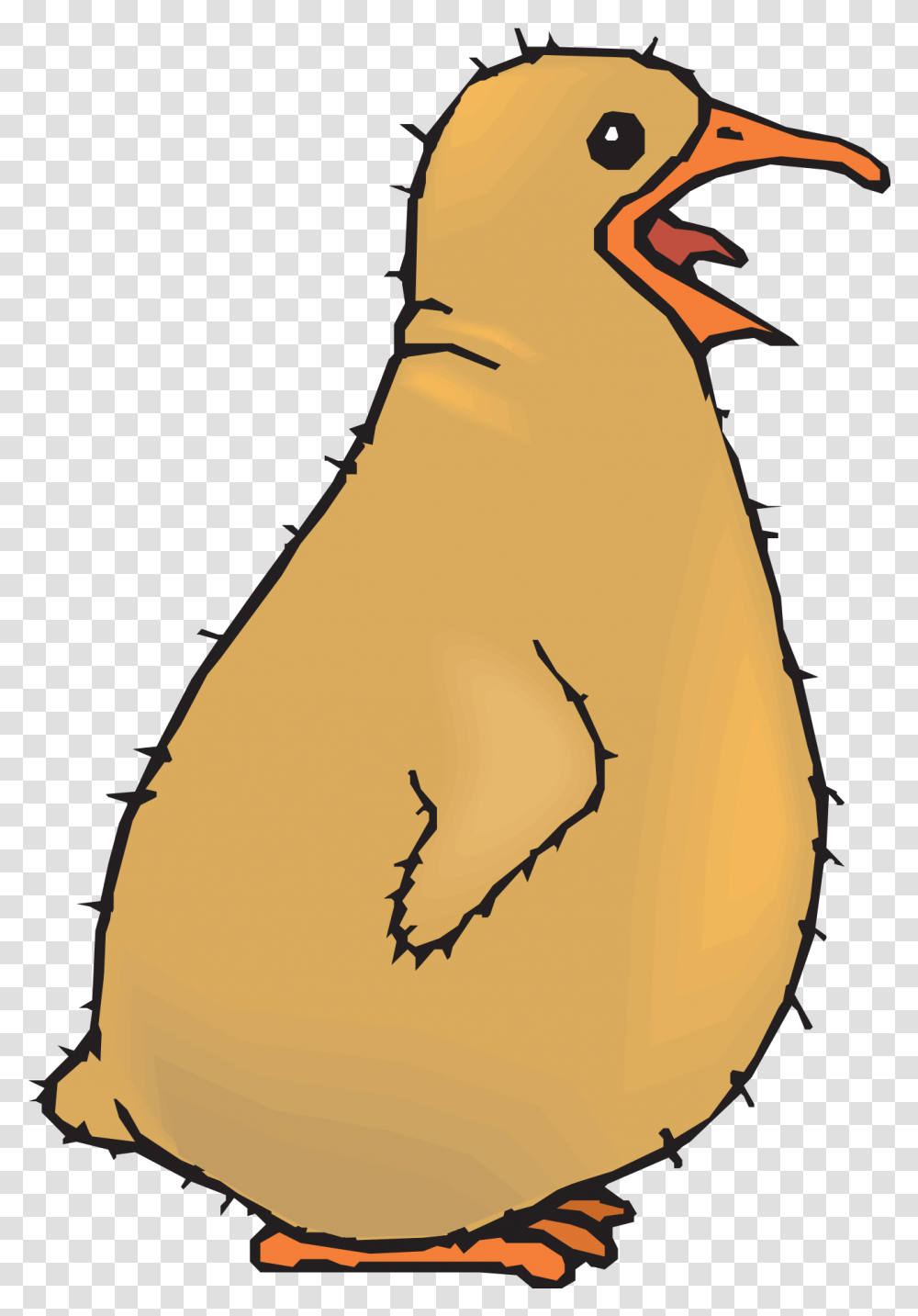 Brown Chick As A Graphic Image Baby Bird, Sack, Bag, Animal, Mammal Transparent Png