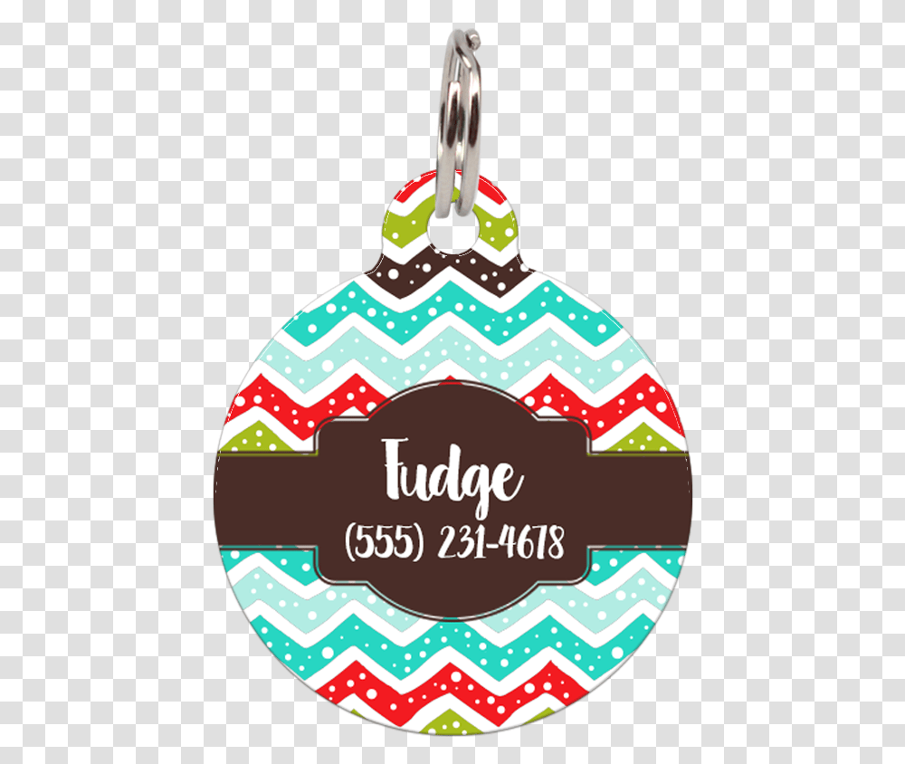 Brown Christmas Chevron Personalized Dog Id Tag For Locket, Outdoors, Nature, Label Transparent Png