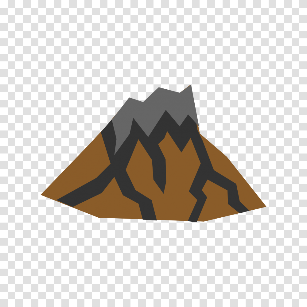 Brown Clipart Volcano, Nature, Outdoors, Peak, Mountain Range Transparent Png