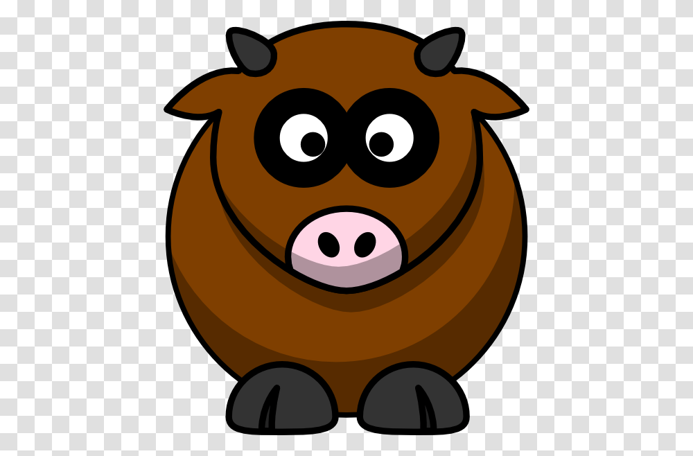Brown Cow Clip Art, Pig, Mammal, Animal, Hog Transparent Png