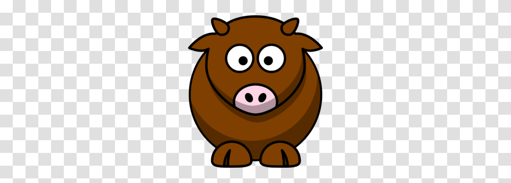 Brown Cow Clip Art, Pig, Mammal, Animal, Hog Transparent Png