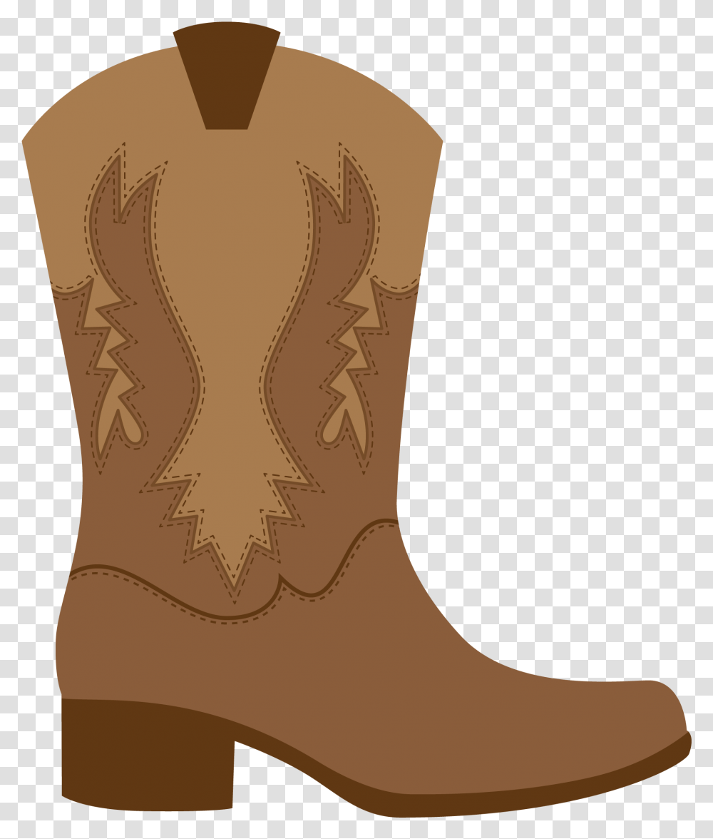 Brown Cowboy Boot Clip Art, Apparel, Footwear, Back Transparent Png