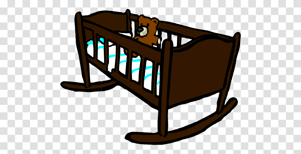 Brown Crib Clip Art, Furniture, Cradle Transparent Png