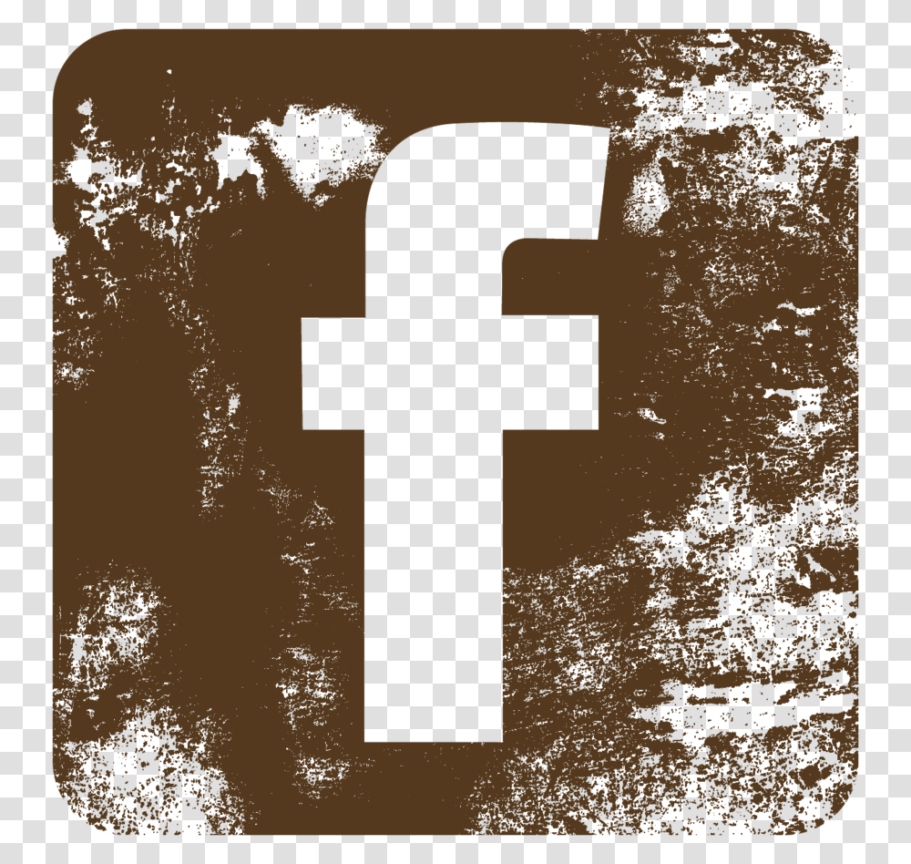 Brown Cross Brown Fb Icon, Tomb, Tombstone Transparent Png
