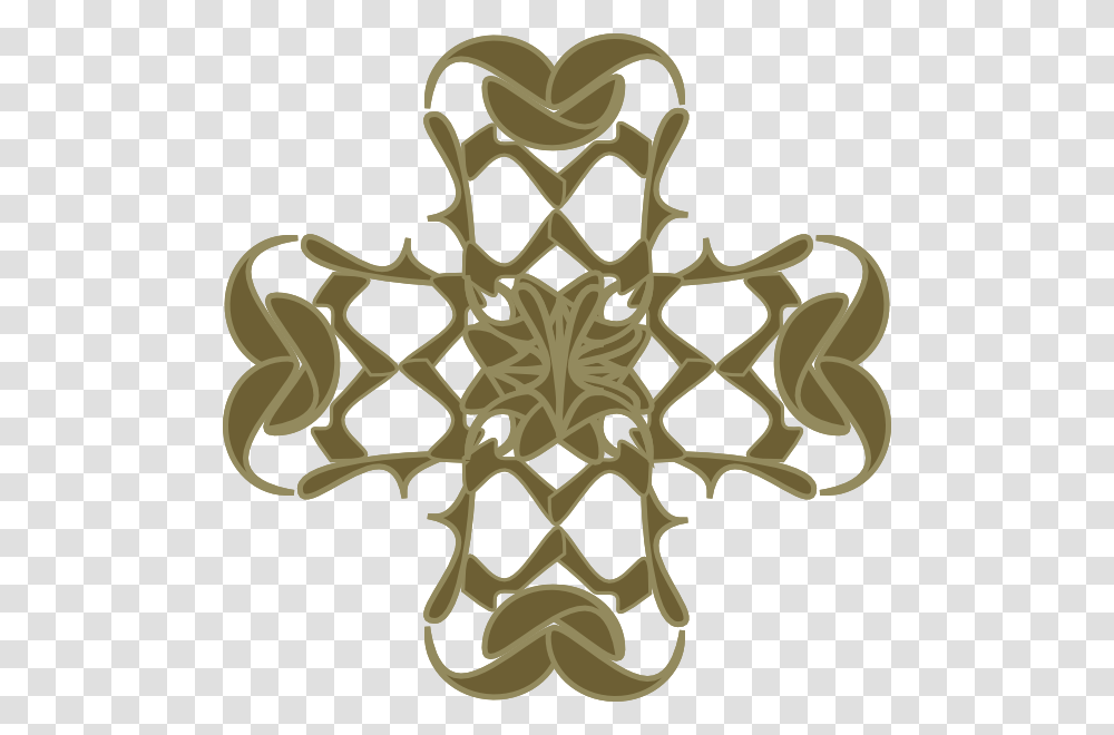 Brown Cross Svg Clip Arts Cross Clip Art, Pattern, Ornament, Fractal Transparent Png
