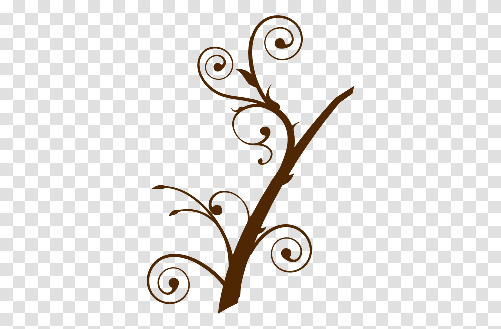 Brown Curly Branch Clip Art, Floral Design, Pattern, Lawn Mower Transparent Png