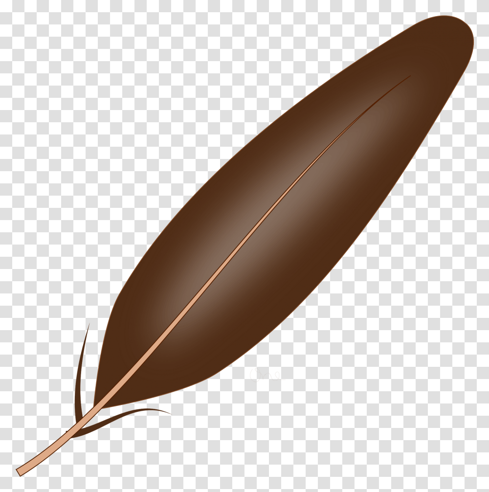 Brown Feathers Clipart, Leaf, Plant, Weapon, Weaponry Transparent Png