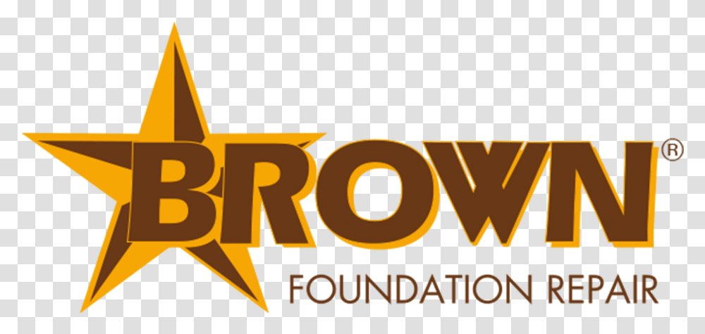 Brown Foundation Repair Dallas Tx Mudjacking 55 Year Brown Foundation Repair Logo, Text, Alphabet, Label, Word Transparent Png