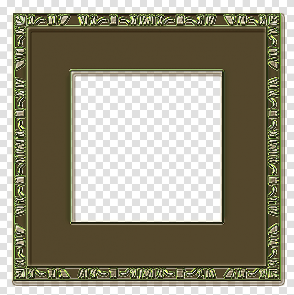 Brown Frame Picture Frame, Monitor, Screen, Electronics, Display Transparent Png