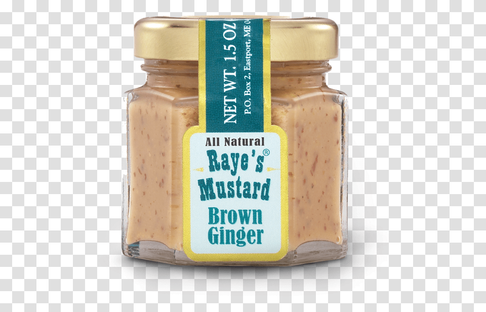 Brown Ginger Chutney, Food, Mustard, Jar, Peanut Butter Transparent Png