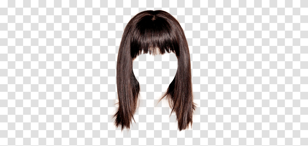 Brown Hair Bangs, Wig, Person, Human, Black Hair Transparent Png
