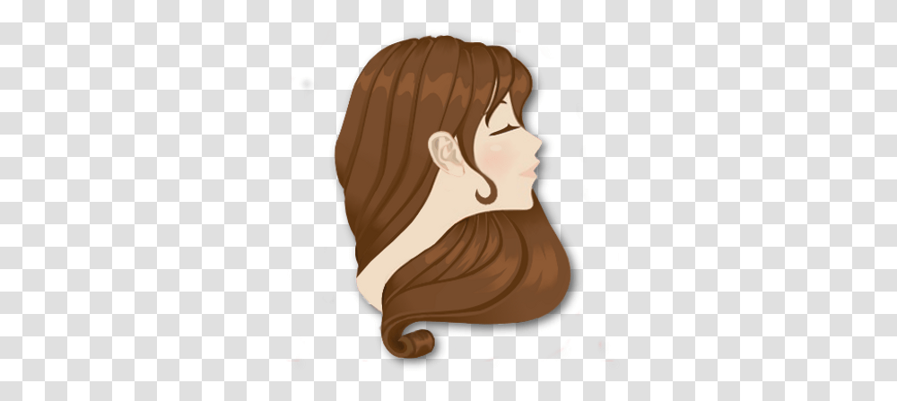 Brown Hair Eyes Is Not An Indigenous Hair Design, Person, Art, Outdoors, Face Transparent Png