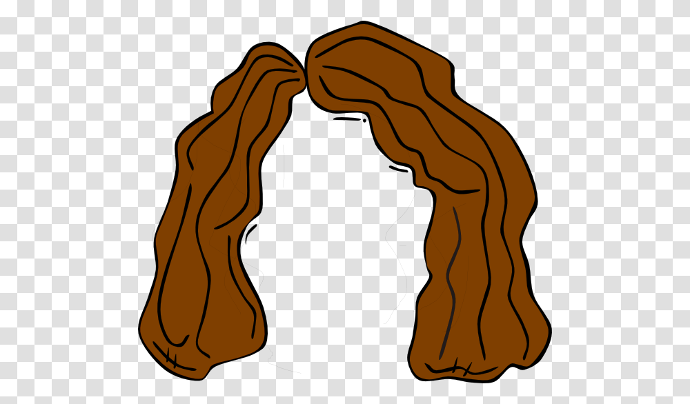 Brown Hair Outline Clip Art, Apparel, Wood, Outdoors Transparent Png