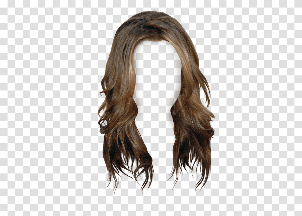 Brown Hair Wig Long Hair Background Hair Clipart, Person, Human, Ponytail Transparent Png