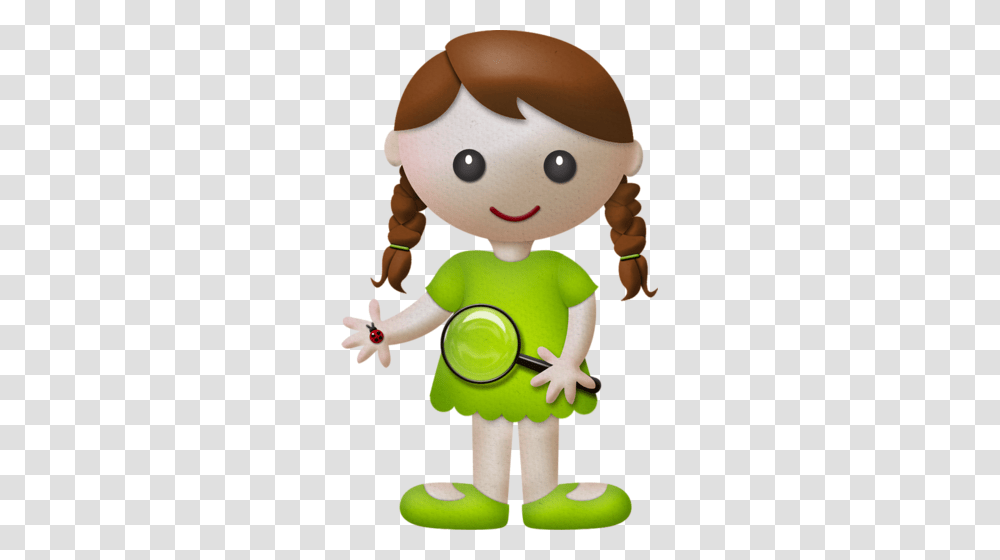 Brown Haired Girl With Ladybug Ladybugs Ladybug, Toy, Doll, Person, Human Transparent Png