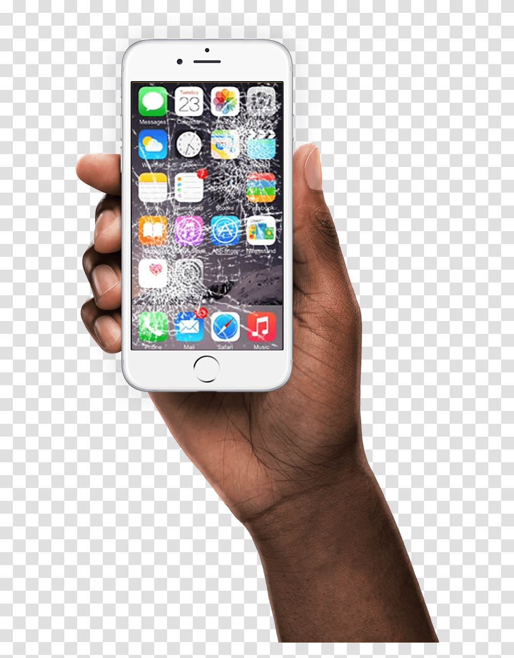 Brown Hand Phone, Mobile Phone, Electronics, Cell Phone, Person Transparent Png