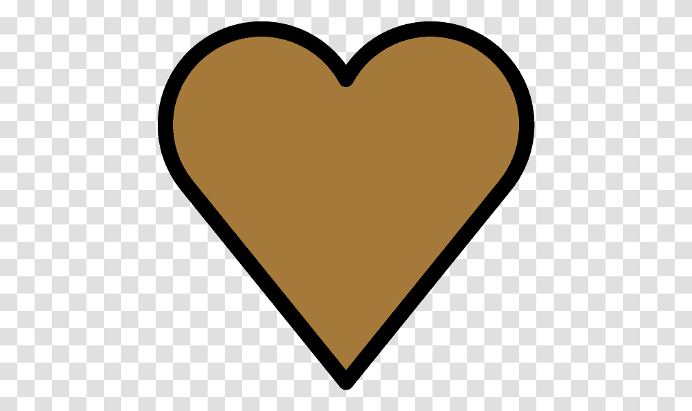 Brown Heart Emoji Clipart Heart Transparent Png