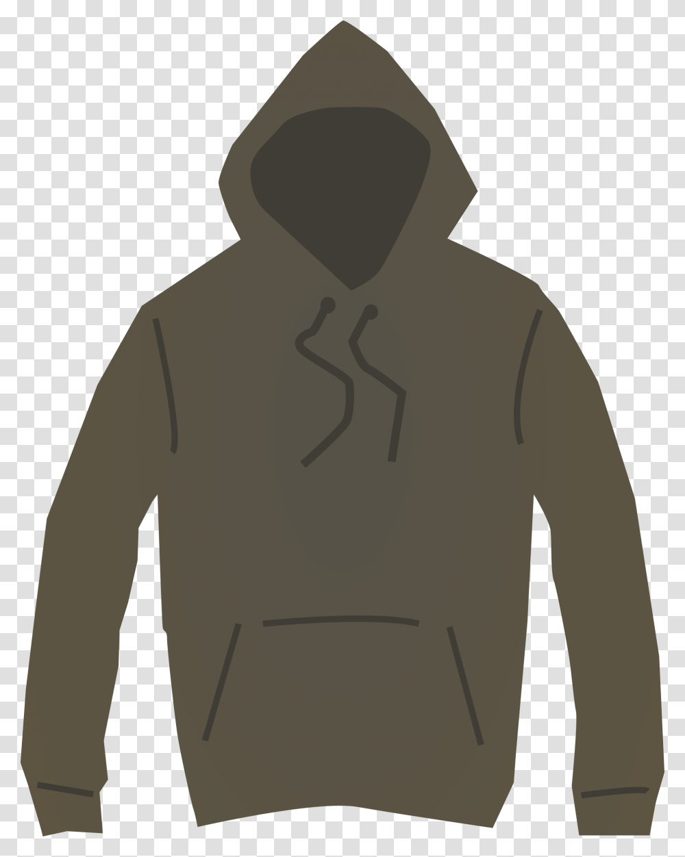 Brown Hooded Jumper Icons, Apparel, Sweatshirt, Sweater Transparent Png