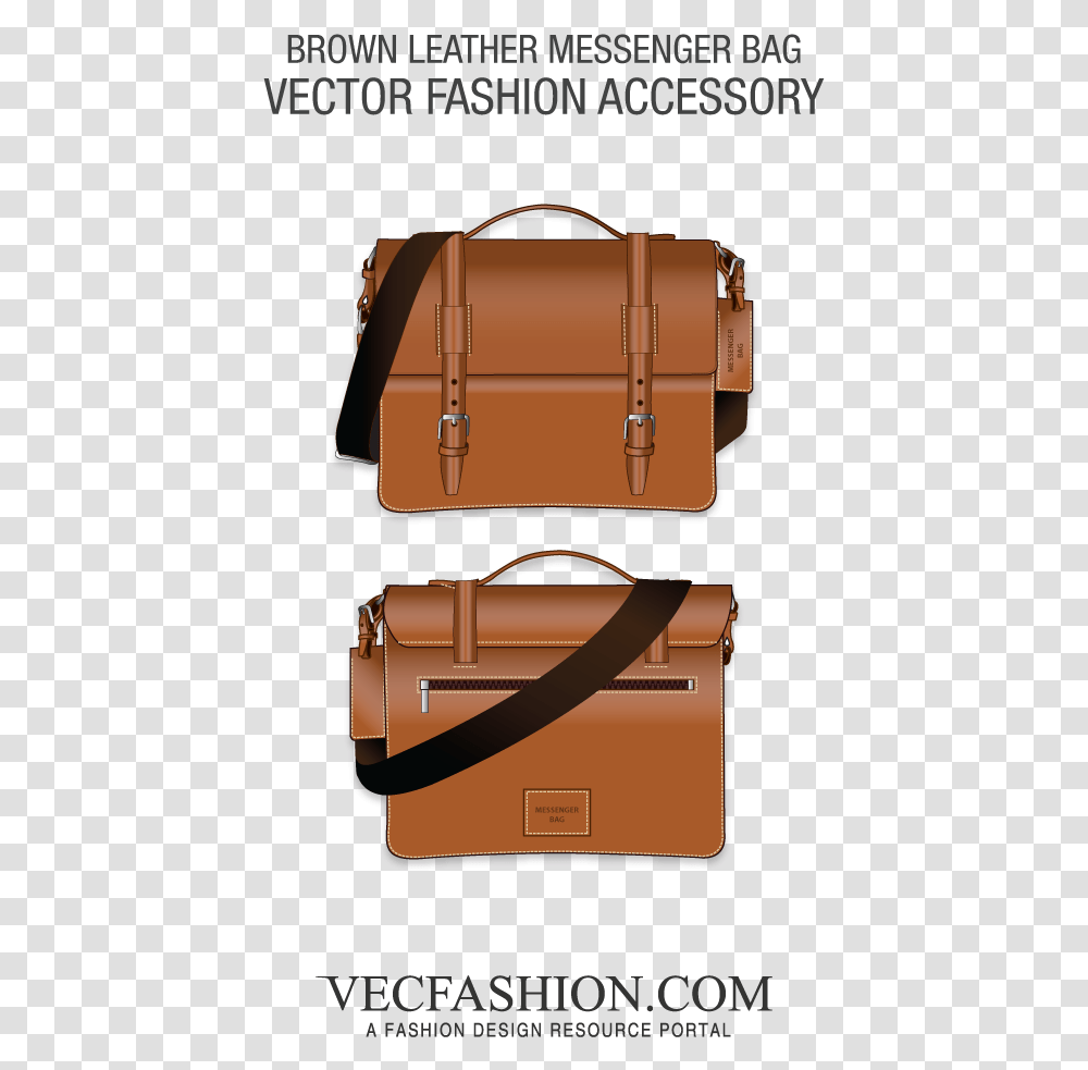Brown Leather Messenger BagClass Lazyload Lazyload Crop Top Shirt Template, Briefcase, Handbag, Accessories, Accessory Transparent Png