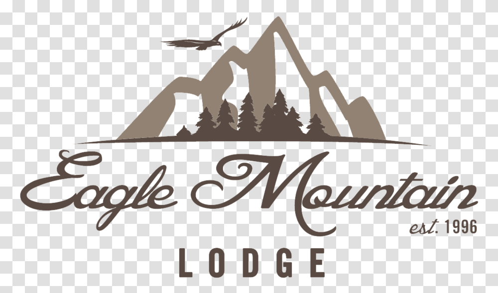 Brown Logo Eagle On Mountain Design, Alphabet, Trademark Transparent Png