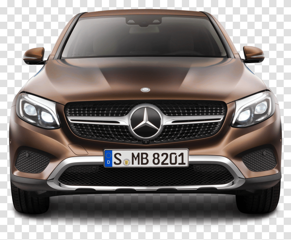 Brown Mercedes Benz Gle Coupe Front View Car Image Cars Front View, Vehicle, Transportation, Sedan, Sports Car Transparent Png