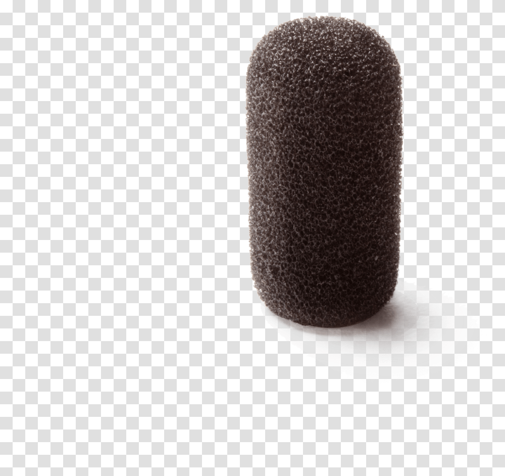 Brown Microphone, Sponge, Cylinder Transparent Png