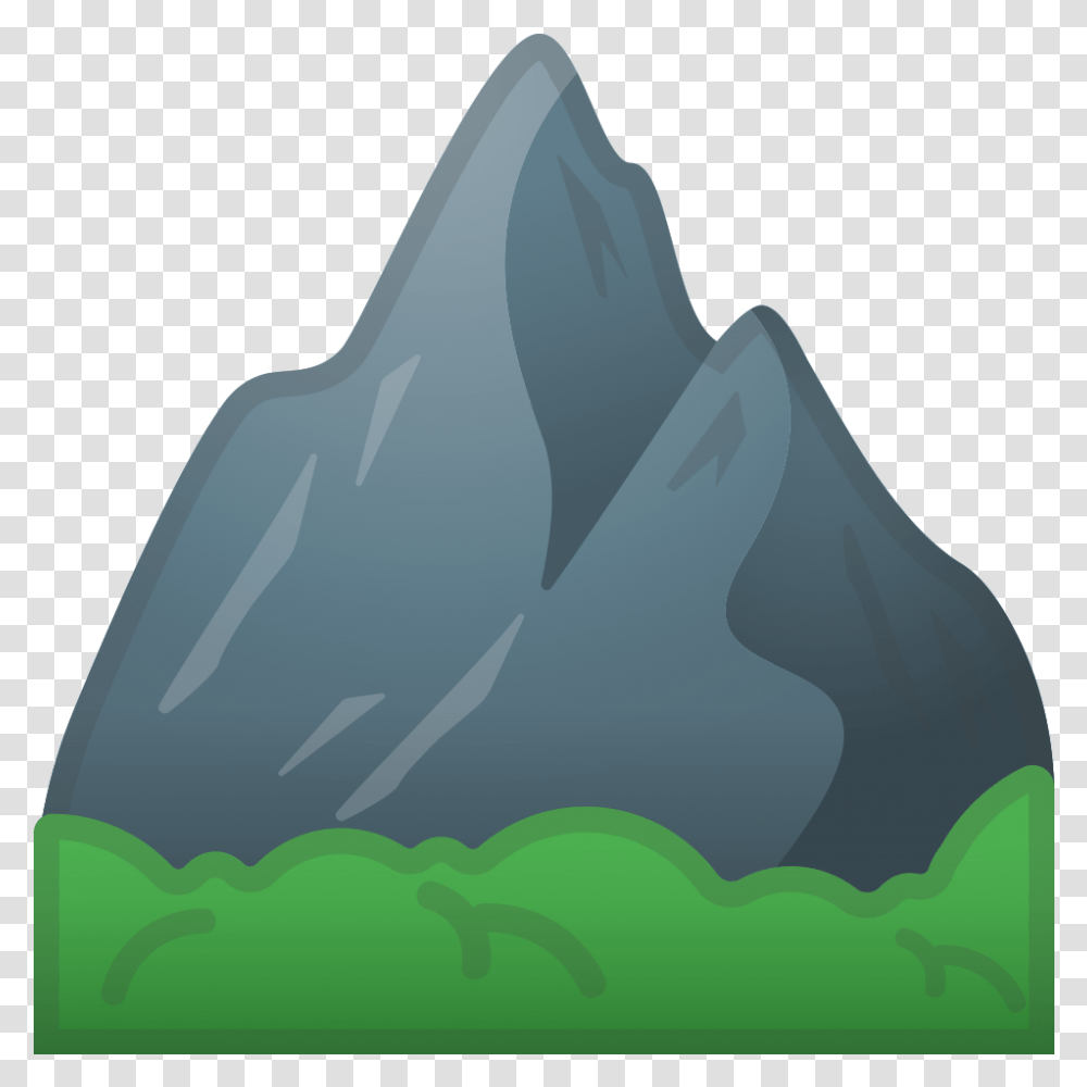 Brown Mountain Clipart Mountain Icon, Ice, Outdoors, Nature, Iceberg Transparent Png