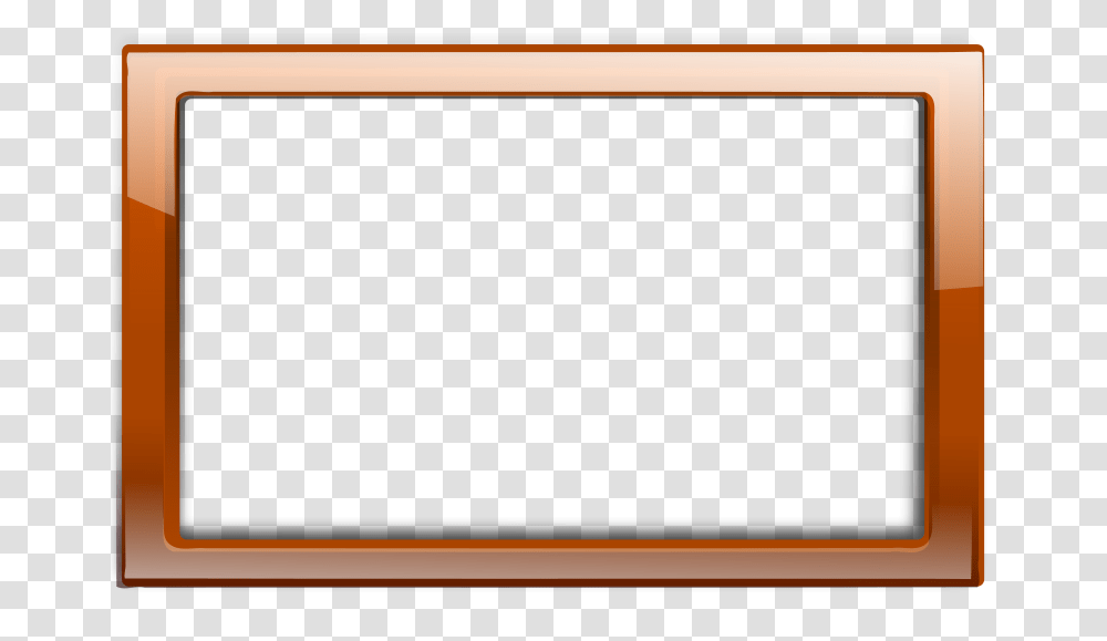 Brown Orange Frame Free Vector, Blackboard, Monitor, Screen, Electronics Transparent Png
