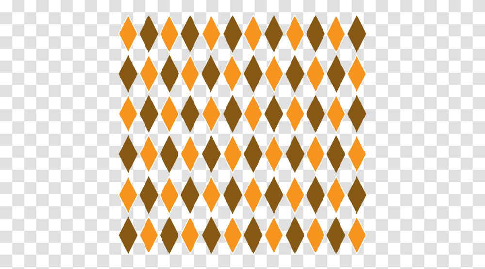 Brown Orange Retro Diamond Pattern Clipart, Rug, Chess, Game Transparent Png