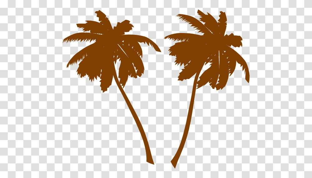 Brown Palm Trees Clip Art For Web, Leaf, Plant, Silhouette, Bow Transparent Png
