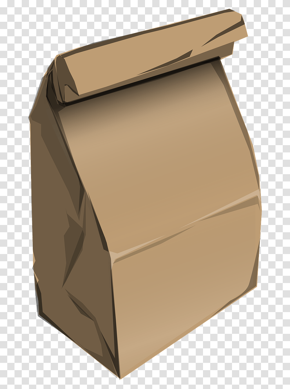 Brown Paper Bag Vector, Scroll, Box, Cylinder, Mailbox Transparent Png