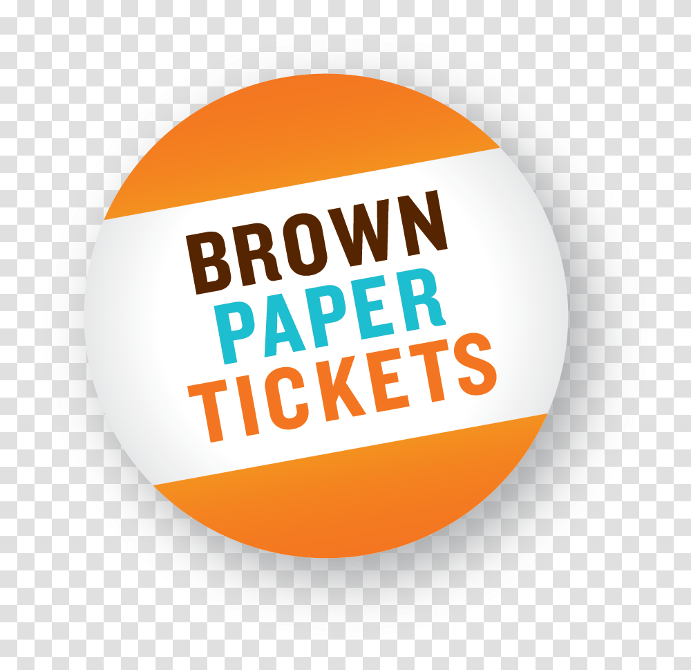 Brown Paper Tickets Logo, Label, Word, Sticker Transparent Png