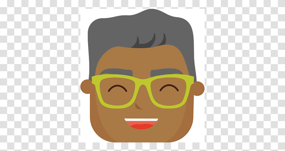 Brown Person Cartoon Glasses, Face, Head, Label Transparent Png
