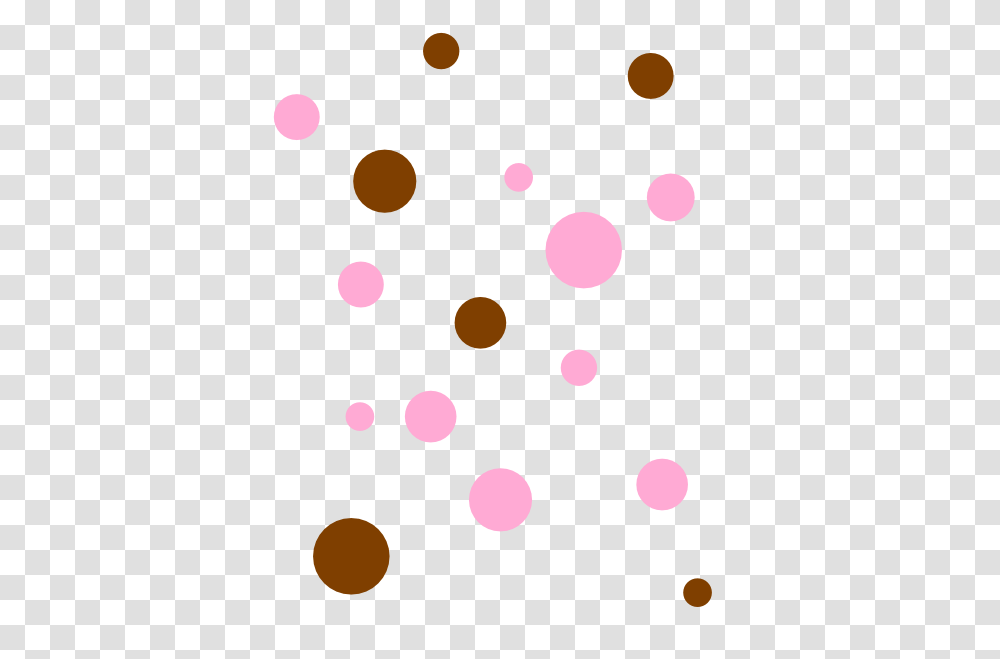 Brown Pink Polka Dots Clip Art For Web, Texture Transparent Png
