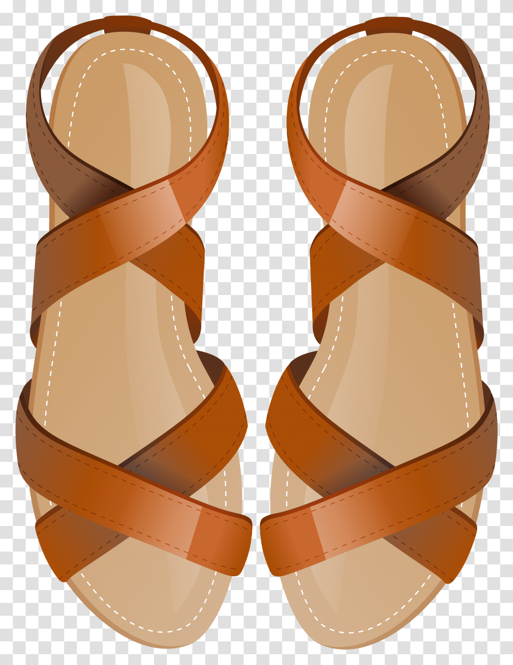 Brown Sandals Clip Art Brown Sandals Clipart, Apparel, Footwear, Shoe Transparent Png